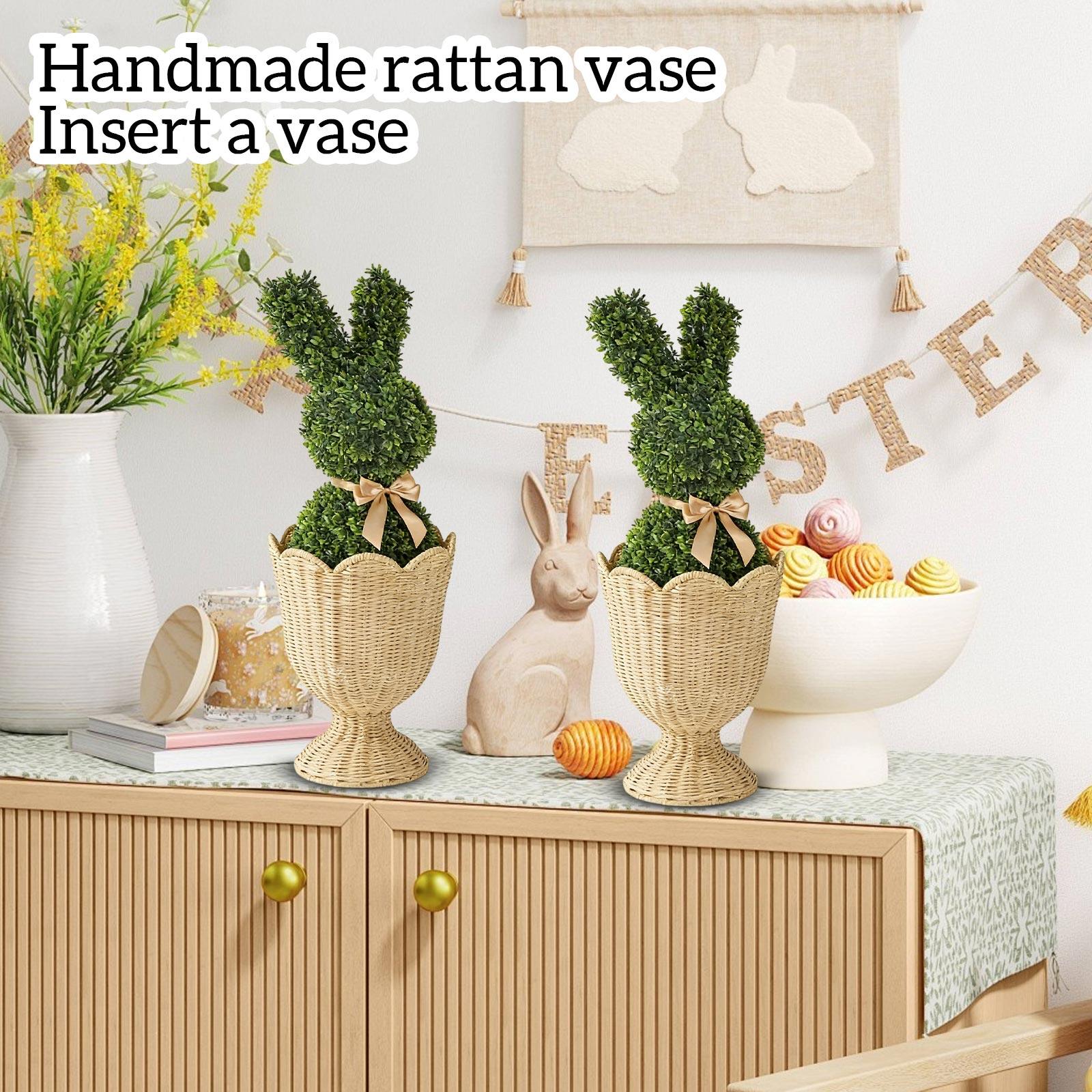 

Handmade Rattan Woven Vase/flower Vase One Size