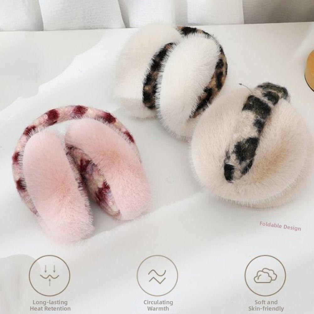 Thicken Plushes Earmuffs Windproof Cute Ear Cover Comfortable Cold-proof Ear Mask Holiday Gifts