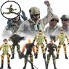 Kids Toy 6pcs Army Soldier Playset Game Realistic Figure Boy Gifts Christmas