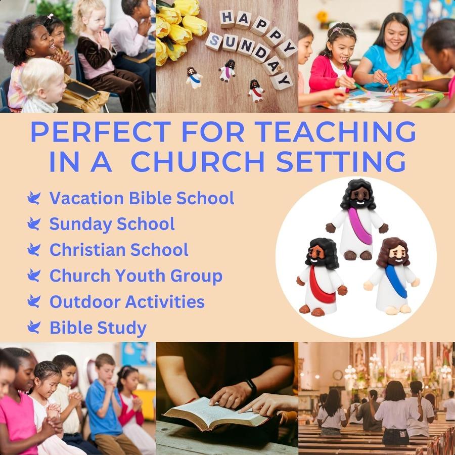 

Мини фигурки Иисуса 50 шт.Крошечный Иисус оптомМаленькие фигурки Христа для наполнения пасхальных яицРелигиозные сувениры и подарки воскресенье United States