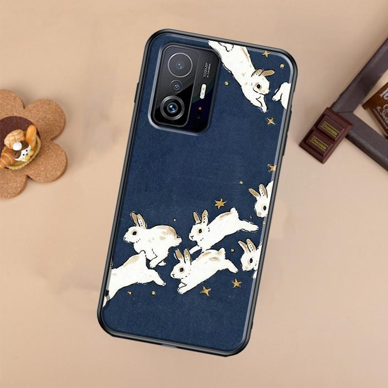 Cartoon Rabbit Bunny Case For Xiaomi 13 14 Ultra 11T 12T 13T 14T Pro POCO X7 Pro X3 X5 X6 F3 F5 F6 M6 Pro Cover