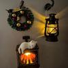 Christmas 3D Fridge Magnets Xmas Wreath Snowflake Fireplace Shape Refrigerator Magnets Whiteboard Sticker Home Party Decor Natal