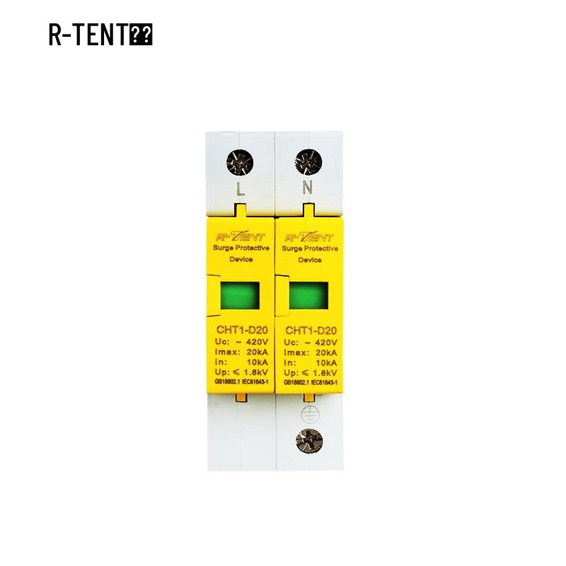 1P-4P Lightning Arrester Surge Protector Circuit Breaker 10KA-100KA