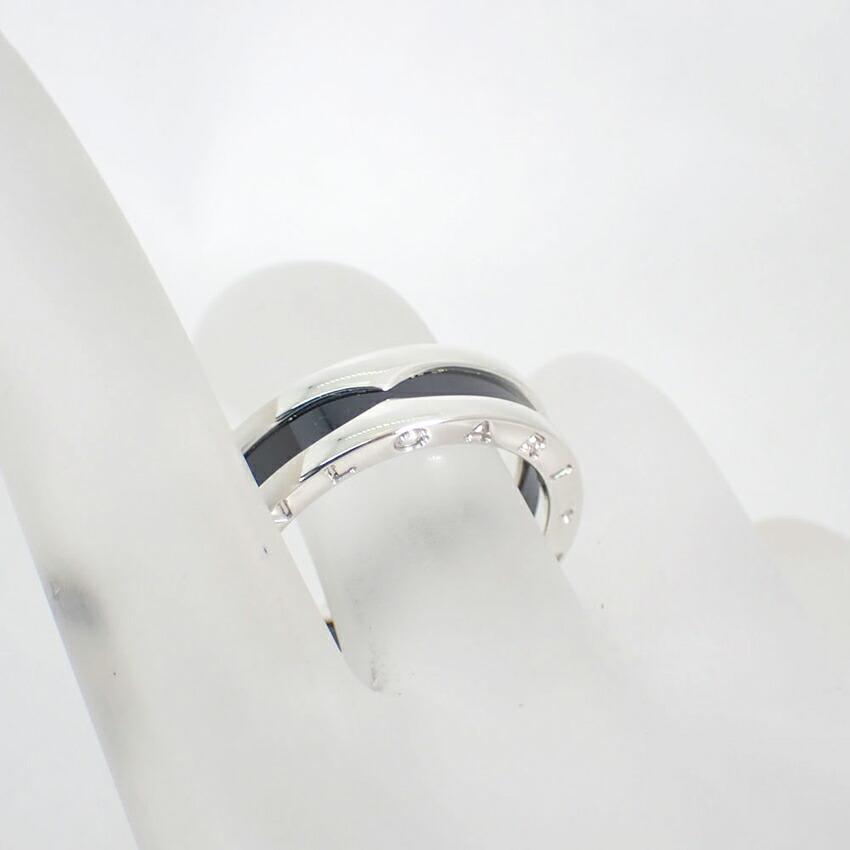 [Pre-owned] BVLGARI 925 Ceramic Save the Children Ring / Size 21 / J51-3