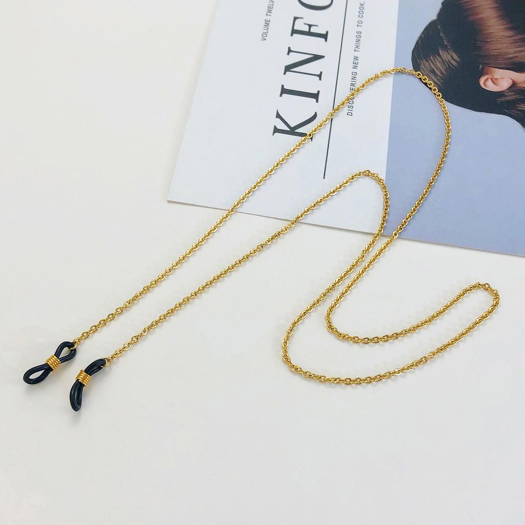 Brillenkette, Brillenketten-Halskette, Edelstahl-Sonnenbrillen-Gliederhalter, Großmutterketten, Herren-Damen-Brillen