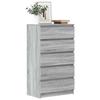 VidaXL Commode, Buffet with 5 Drawers, Storage Cabinet, Living Room Bedroom Furniture, Modern, Sonoma 823022