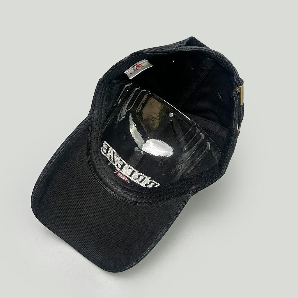Korean Letters Embroidery Striped Baseball Hats New Men Women Sunshade Personal Versatile Casual Fashion Simple Ins Peaked Caps