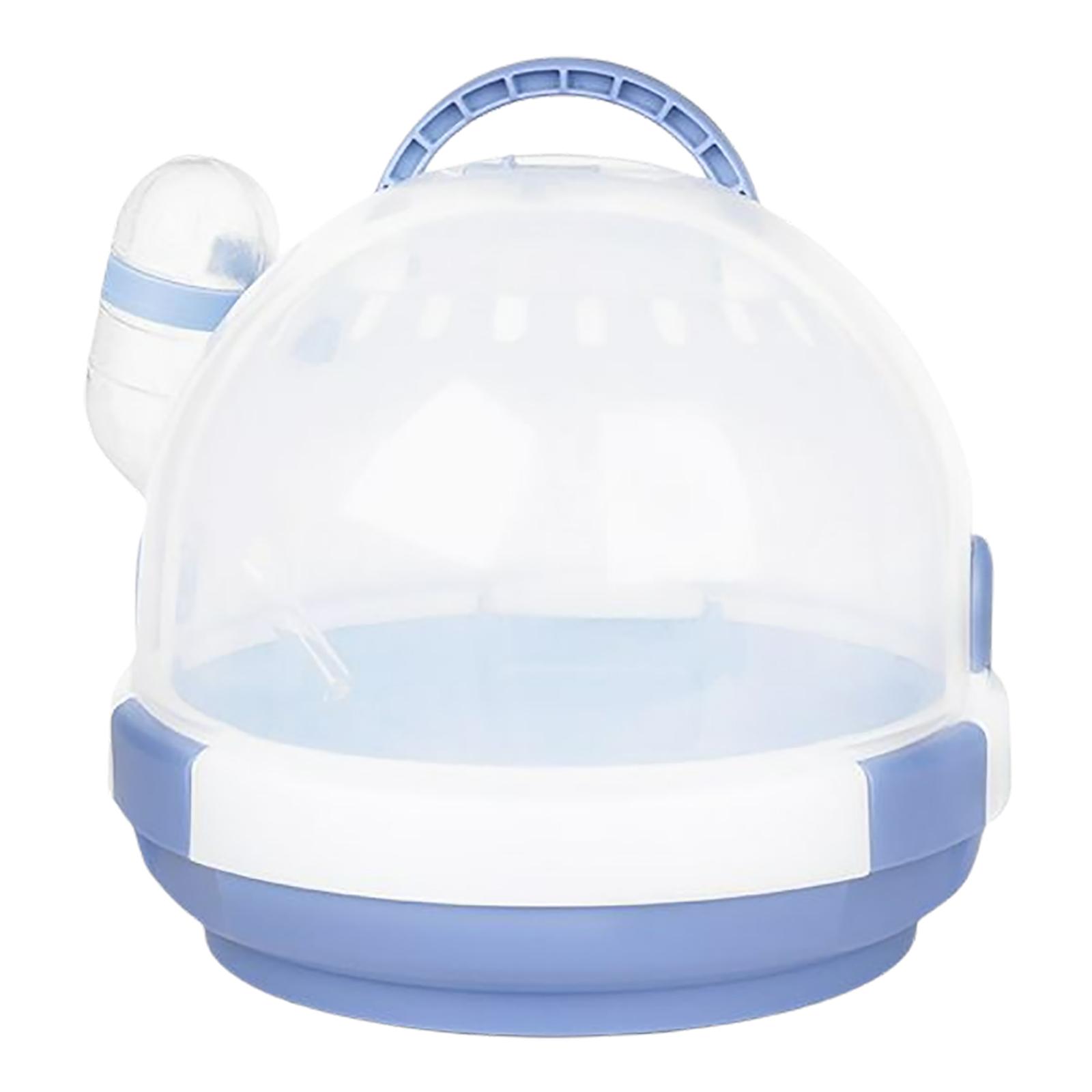 

Портативная дышащая переноска для хомяков, переноска для путешествий, клетка для отдыха, домик для попугаев, сахарных планеров, место обитания шиншилл синий