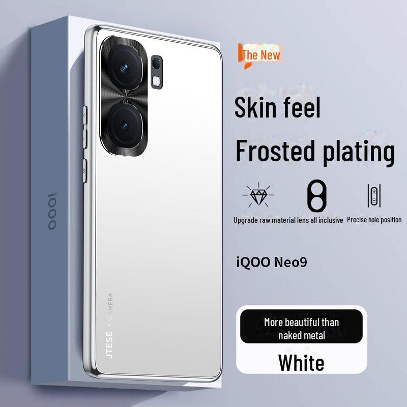 High-end Frosted Neo7 Protective Cover for Iqooneo9spro, Iqooneo8. All-inclusive Electroplated Mobile Phone Shell.
