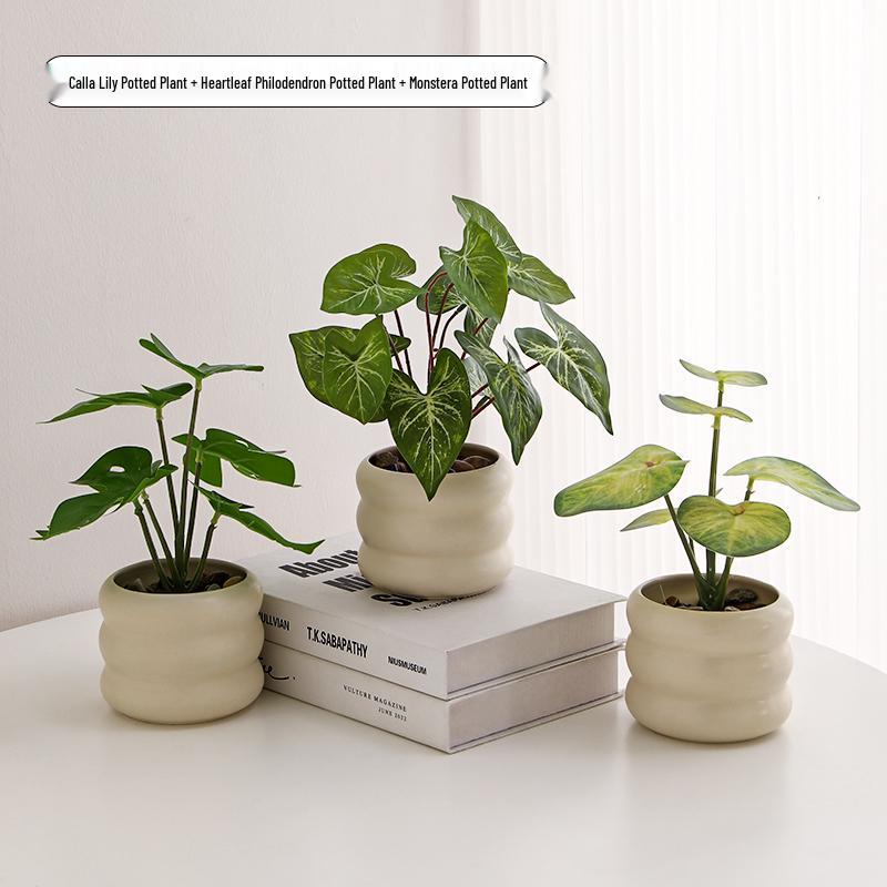 Artificial Bionic Potted Plant for Living Room Table or TV Cabinet