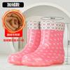 New Fashionable Women's Short Tube Medium Tube Rain Boots Waterproof and Non-slip Water Shoes Summer Rain Shoes Women's Water Boots