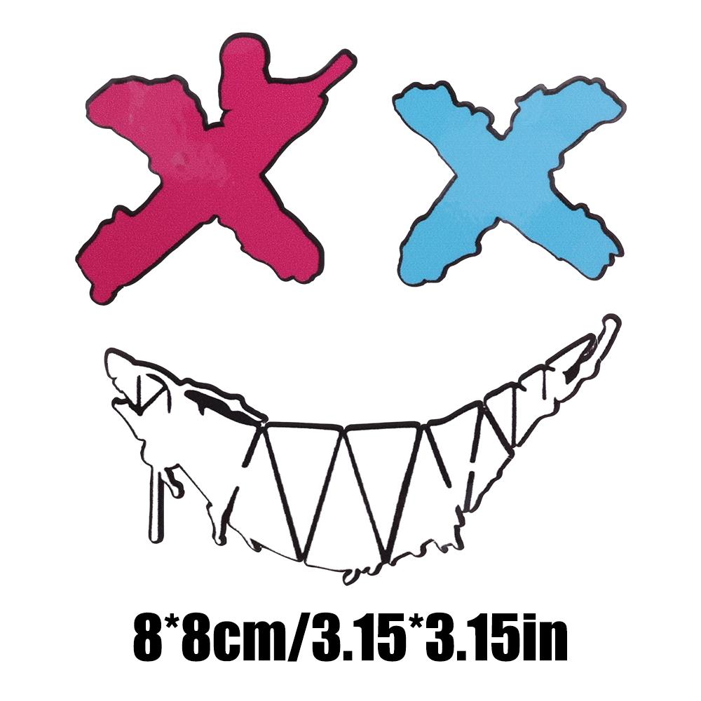 

Дьявол улыбается наклейки на автомобиль универсальный электромобиль мотоциклетный шлем DIY стилизация наклейка кузов автомобиля лобовое стекло водонепроницаемые наклейки