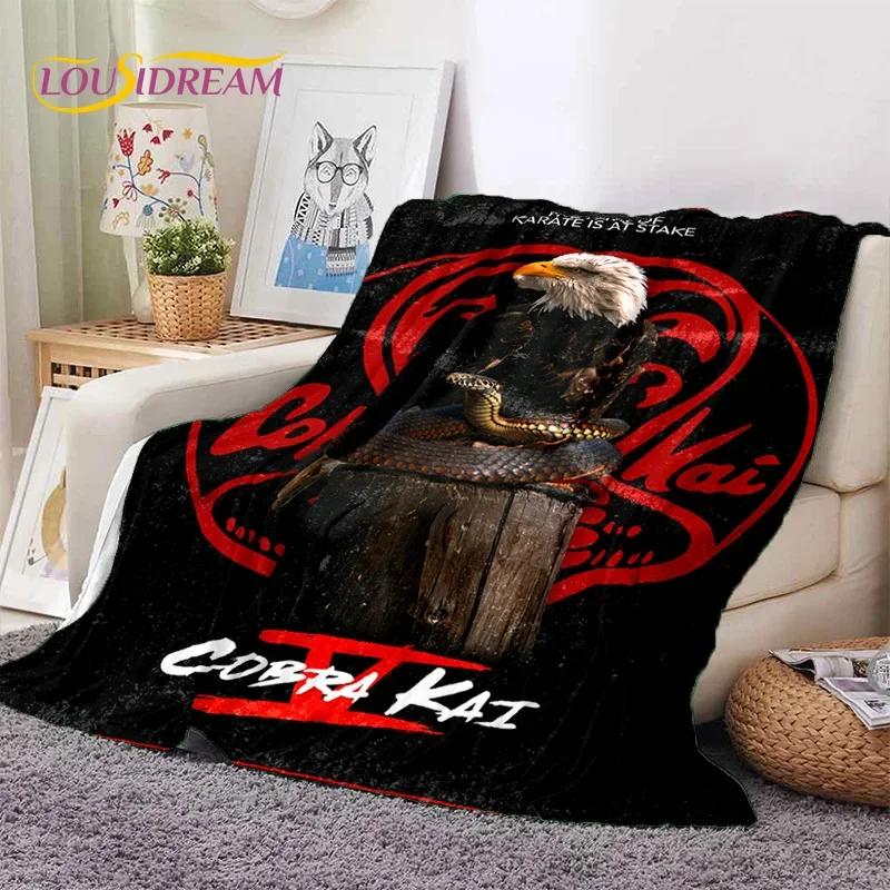 3D Cobra Kai Classics TV Amanda Karate Soft Flannel Blanket for Beds Bedroom Sofa Picnic,Throw Blanket for Cover Outdoor Leisure