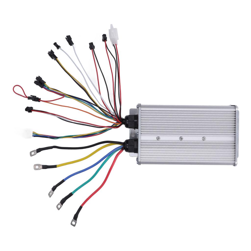 48V 72V 60A Elektrofahrrad Controller Dual-Modus 18 Röhren Sinuswellen-Controller mit SM-Stecker Fahrrad Roller Lithiumbatterie Modifikationszubehör