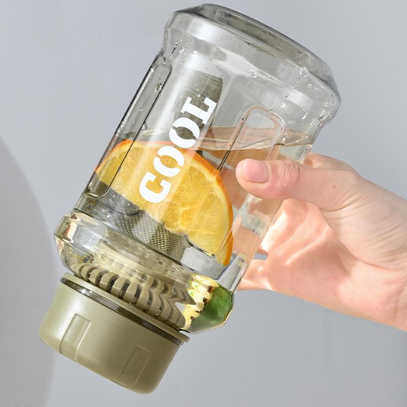 Simple Plastic Water Cup Portable Outdoor Sports Bottle for Water with Filter Sturdy Water Bottle Large Capacity Kettle