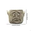 Face Planters Pot Funny Indoor Outdoor Coffee Plant Pots for Office Cactus 10.8cmx7cm