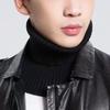 Winter Men Knitted Scarf Fake Collar Detachable Turtleneck Neck Warmer Windproof Cotton Scarf  Ruffles Wrap Collar Cover 27*18Cm