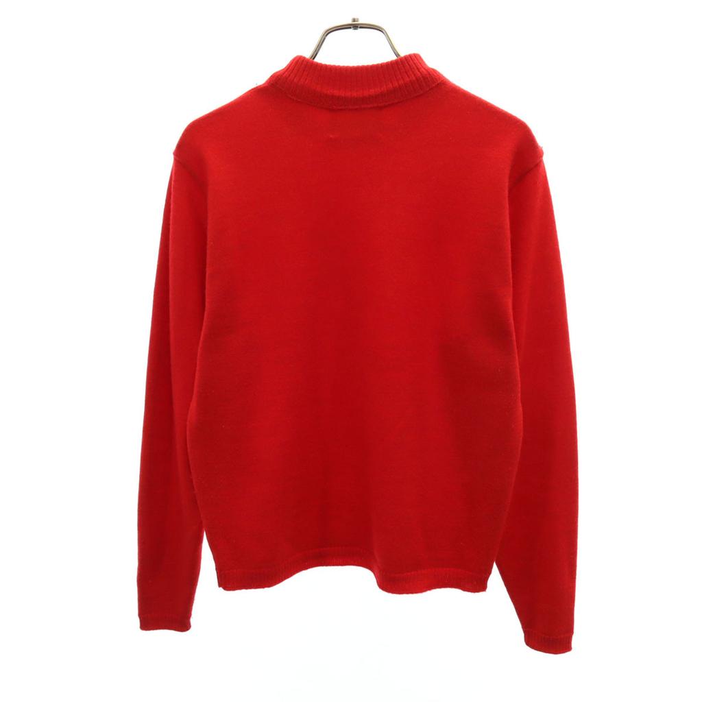 PENDLETON 70s Made In USA Vintage Long Sleeve Knit M Red Sweater Women Used