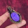 Charoite Pendant Gemstone Pendant Copper Wire Wrapped Pendant Handmade Jewelry