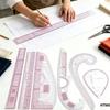 Flexible Sewing Ruler Clear Lines Tailoring Template Clothing Template Making