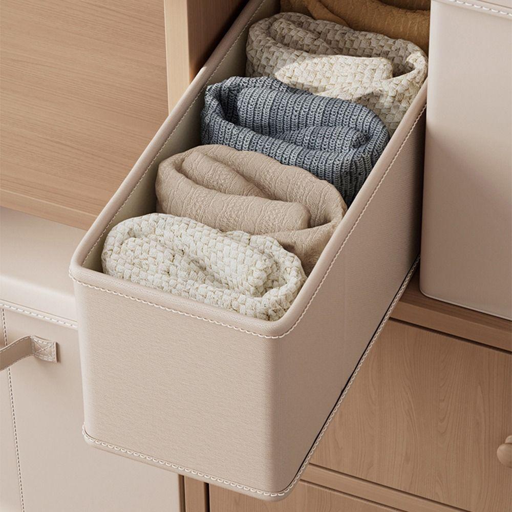 Washable Wardrobe Organizer Foldable Foldable Storage Box Clothes Storage Box  Pants Storage