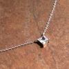 sOnyO Square White Topaz Necklace