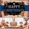 2D Westlicher Cowboy Happy Birthday Kulisse Fotografie Hintergrund