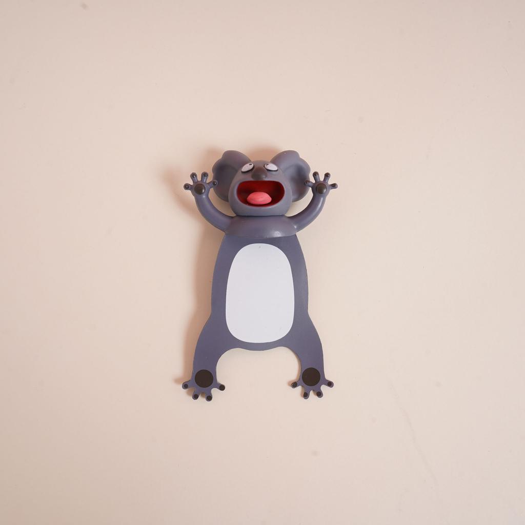 3D Cartoon Animal Bookmark Wacky Animal Bookmark Cute Squashed Bookmarks Reading Presents Party Gift Cartoon Panda Hippoa