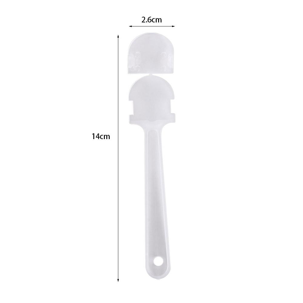 10Pcs Portable Hand Fan Handle Transparent Kindergarten Fan Handle  Fan Handle Replacement