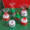 Claus Shaped Towel Cake Christmas Gift Giving Activity Small Gifts Christmas Tree Decoration Gift Box