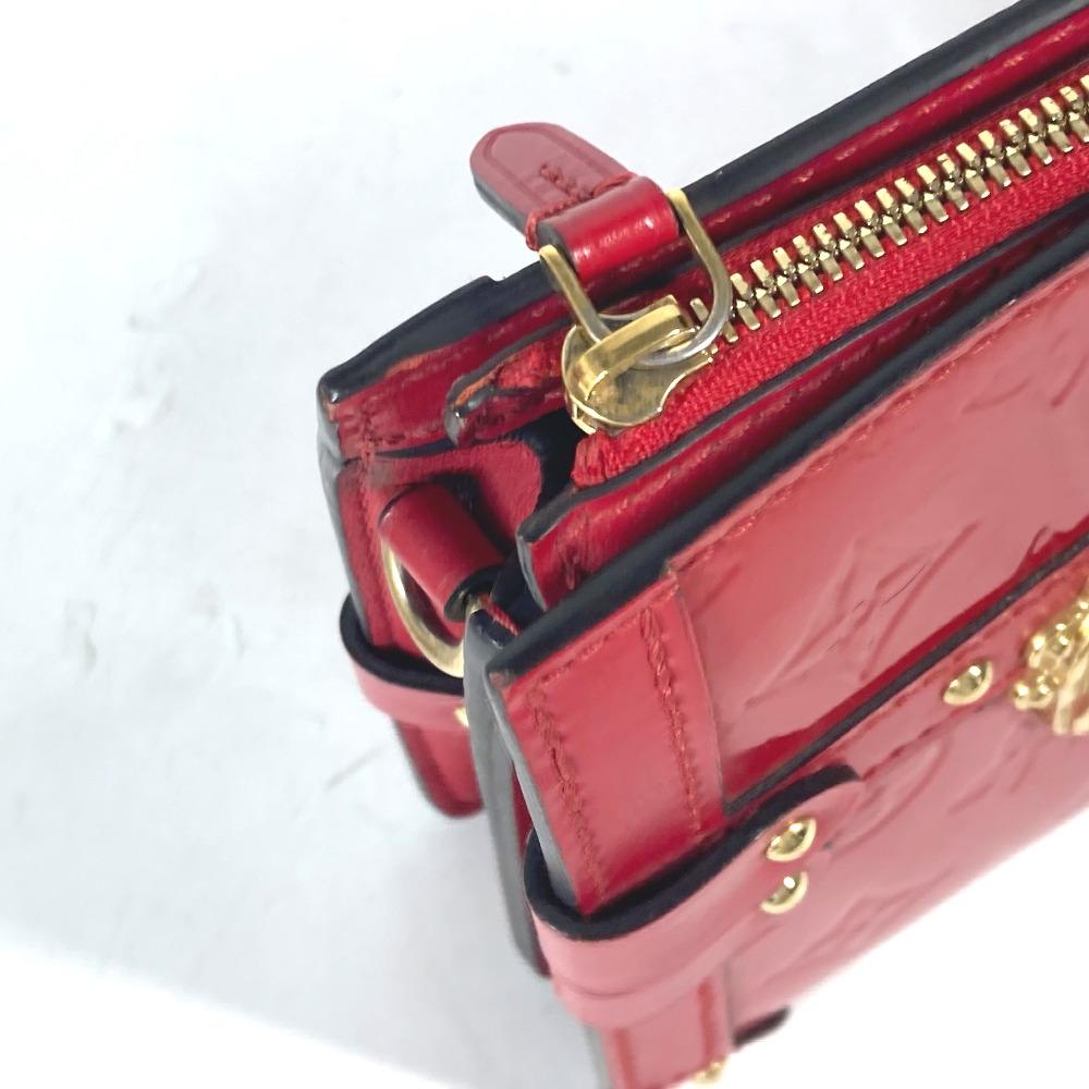 Louis Vuitton M54181 MonogramVernis Petite Mar Clutch 2WAY Shoulder Bag
