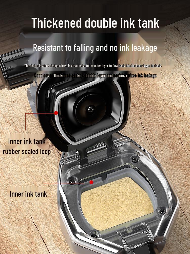 Automatic Carpenter's Ink Marker & Chalk Line Tool for Construction Layouts