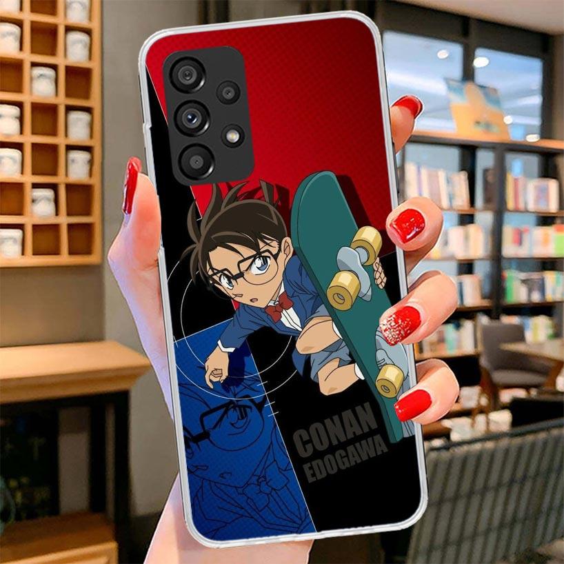 Anime Conan Phone Case For Samsung Galaxy A17 A37 A57 A16 A26 A36 A56 A15 A25 A35 A55 A14 A24 A34 A54 A13 A23 A33 A53 Galaxy A16