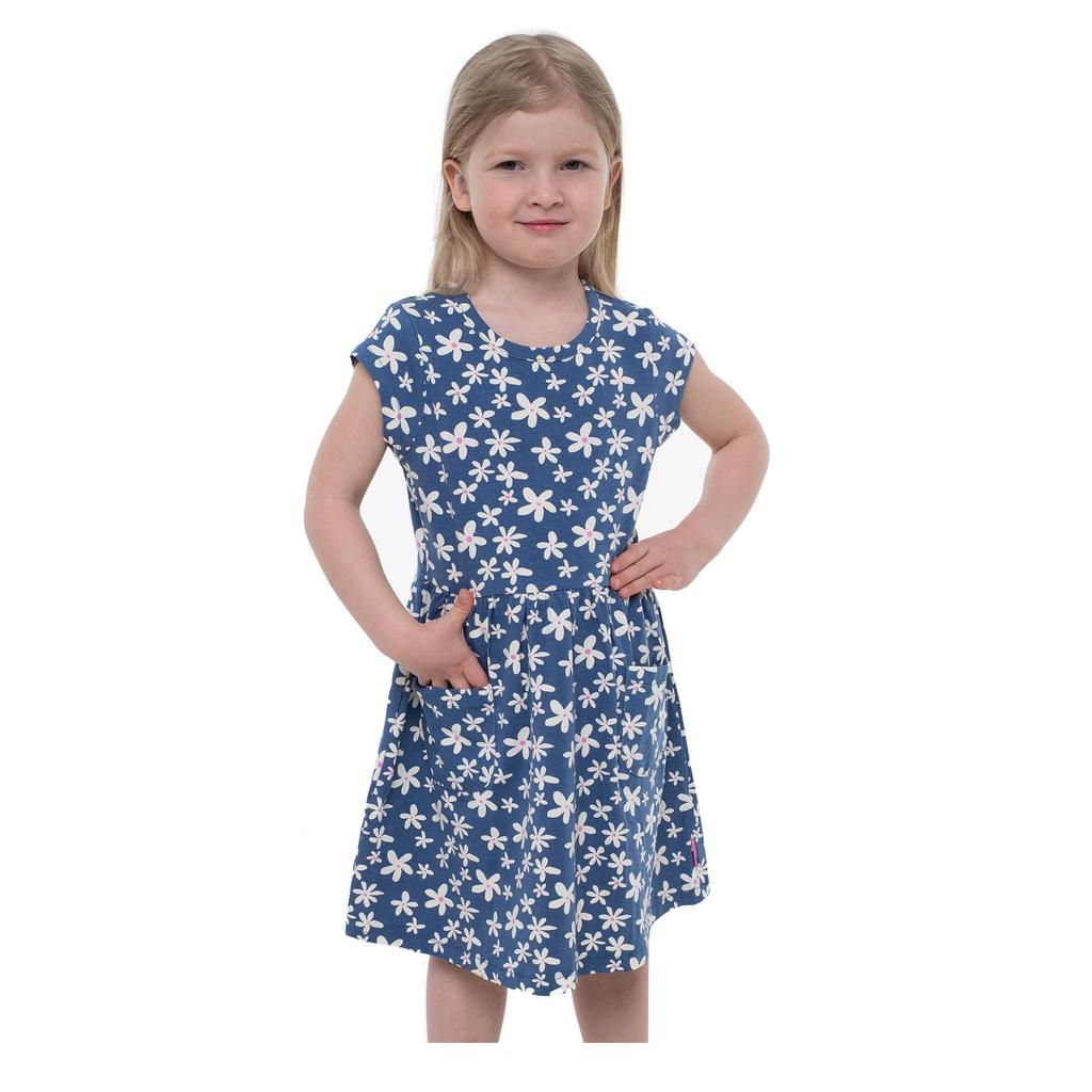 Girls Happiness Heart Short-Sleeved Dress