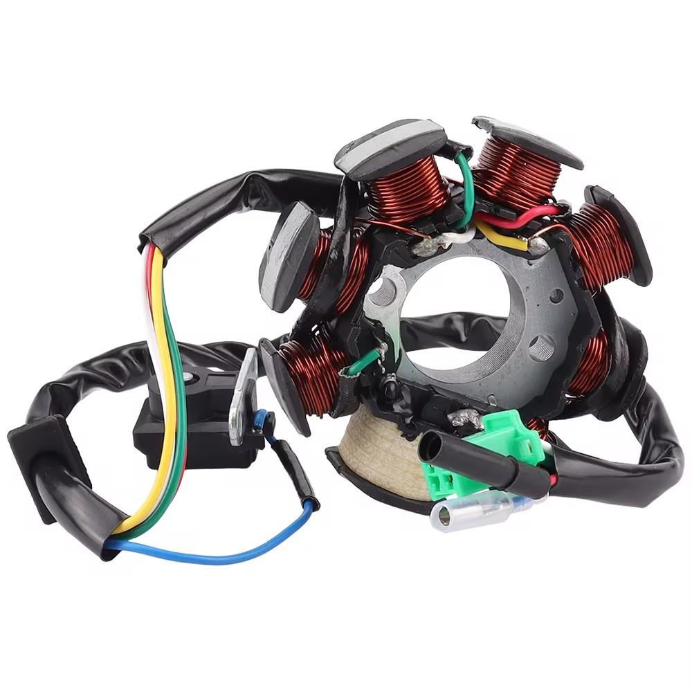 Motorcycle Ignition Stator Magneto Coil For GY6 49cc 50cc 110cc 125cc 150cc 139QMB 147QMD 152QMI 157QMJ Scooter Moped Ignition Stator