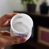 Ice Type Ceramic , Sheep Fat Jade Porcelain Hand-painted Master Single Cup, Large Size Tasting Tea Bowl, Household Kung F