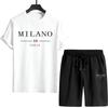 Italy Print T-shirt and Shorts Men's Tracksuit Urban Casual Fashion Short Sleeve Sportswear Spring Summer Male T-Shirts Co-ords