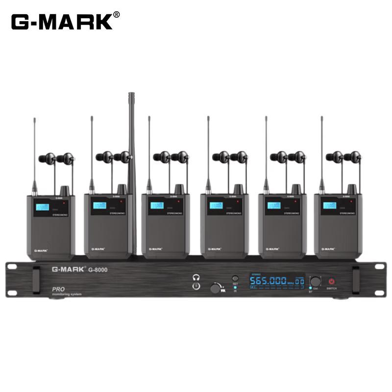 

G-MARK G8000 Wireless In-Ear Monitor System (1-to-6)