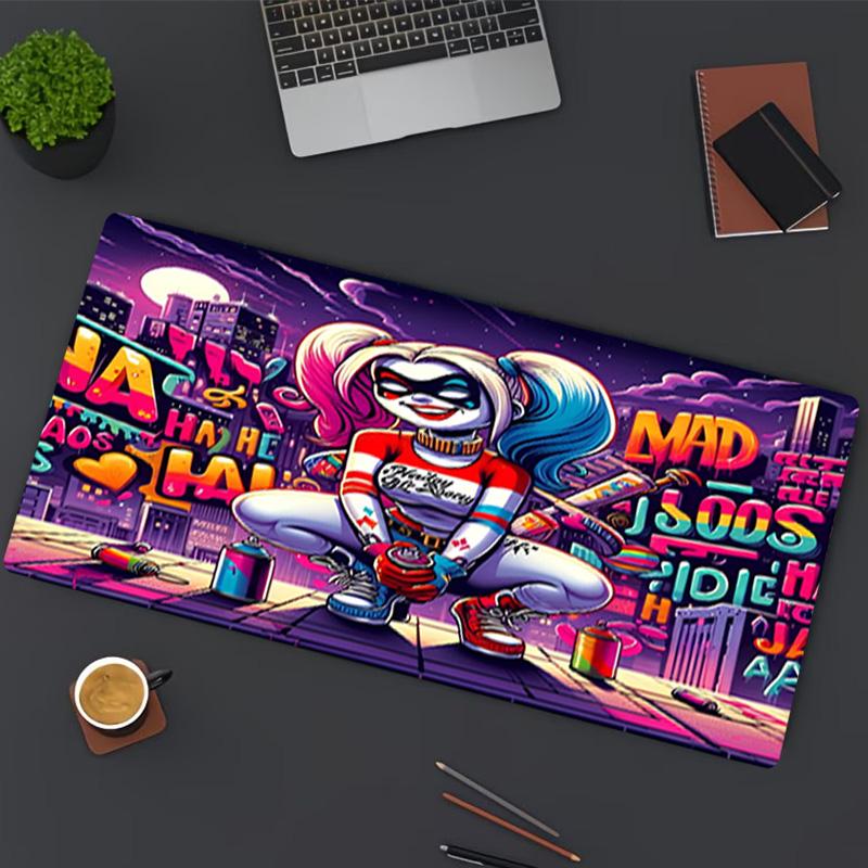 Superhero Print Mouse Pad, for Keyboard Pad Laptop PC Mat for Office Home Use, Desk Decor, Perfect Birthday Gift for Gamers