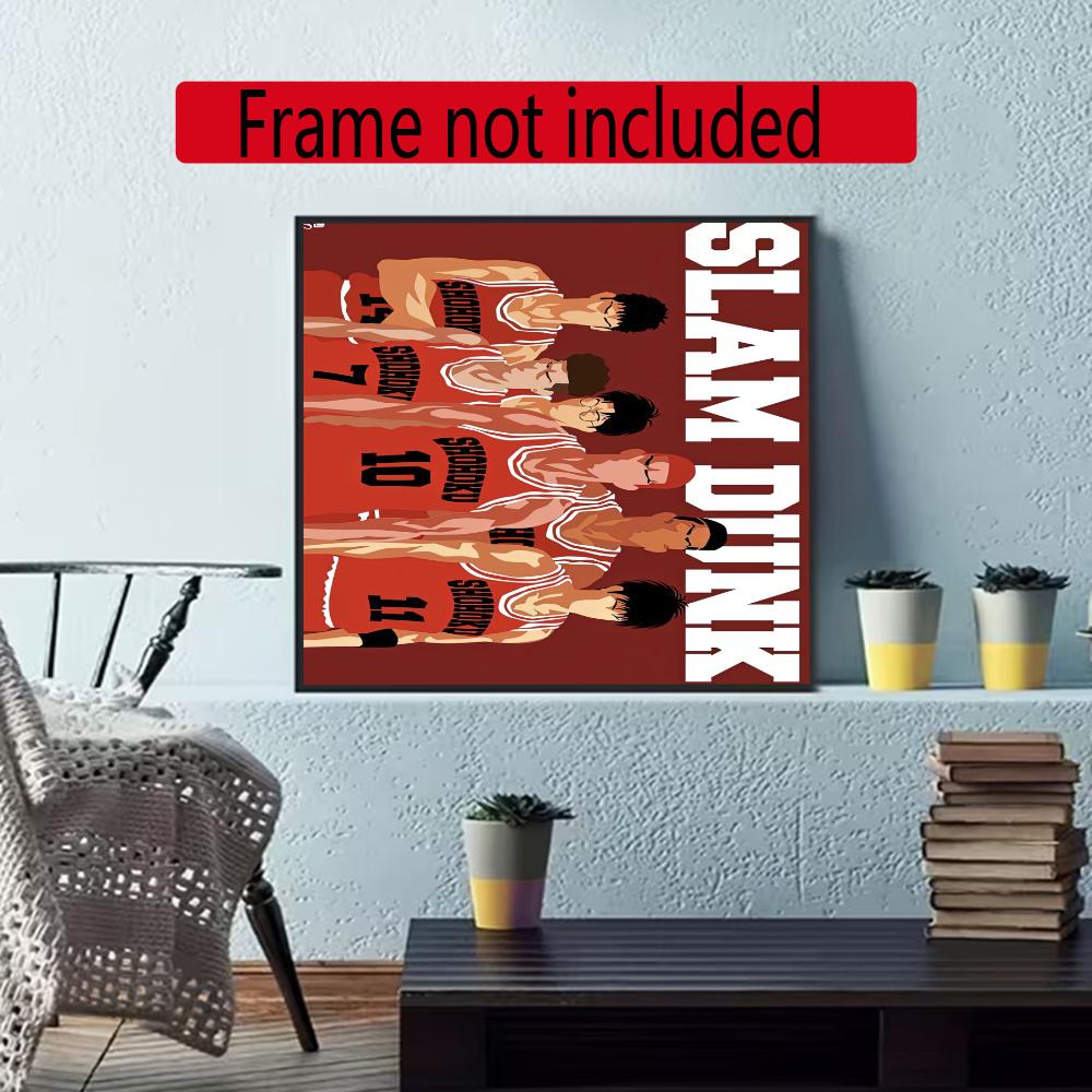 Sakuragi Basketball Dunk Diamond Painting Round Diamond Mosaic Rhinestones Diamond Embroidery Craft Kit Wall Decor Without Frame