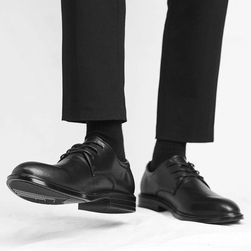 FashionMen office Shoes All-match Driving Footwear Leather Men Business Shoes Simple Formal Dress Shoe High Quality Mens Oxford Shoes