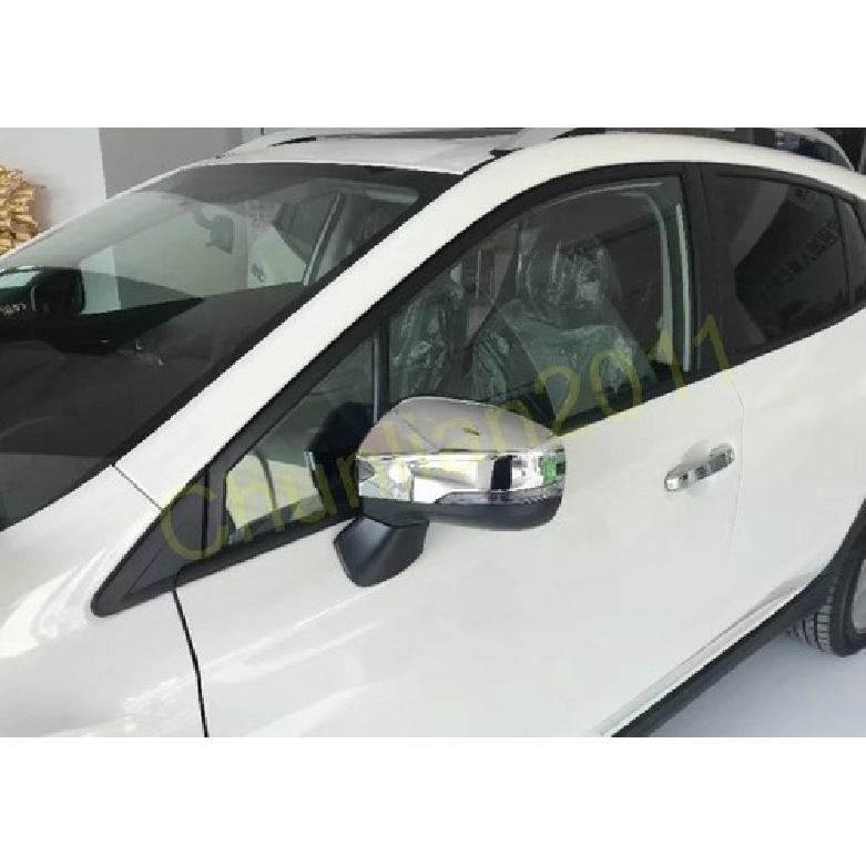 2*Side Mirror Cover Trim for 2018- Subaru XV Turning Light ABS Chrome