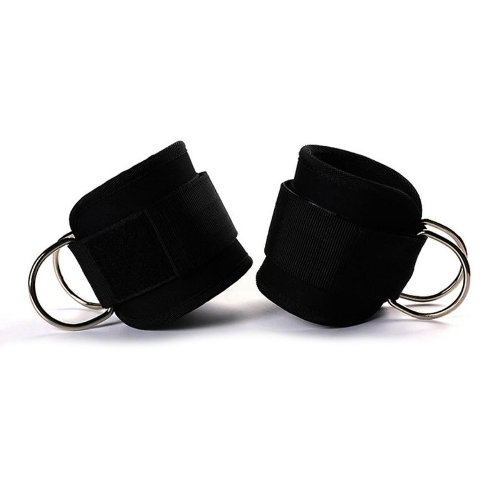D-Ring Glute Kickback Ankle Padded Straps for Cable Machine Ideal Fitness Ankle Covers  Gym