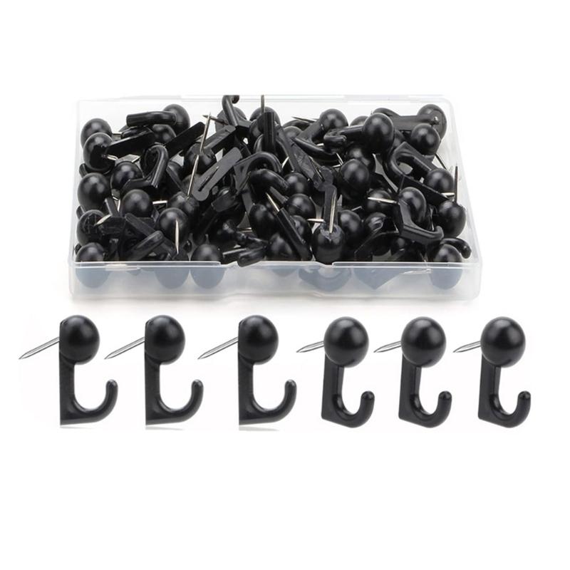 30/50 Pcs Push Pin Picture Hooks Decorative Thumb Tacks Picture Hanging Nails Bulletin Board Hooks for Hanging