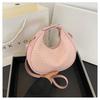 Niche design fashion woven handbag 2025 new fashion armpit bag women's shoulder messenger bag crescent bag