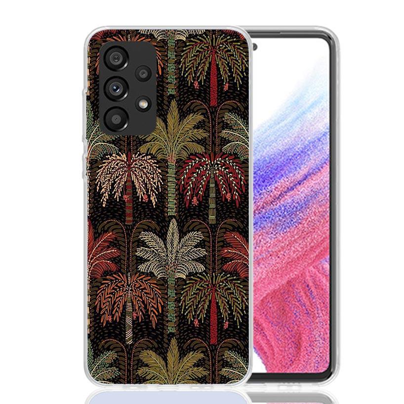 African Style Fabric Pattern Phone Case For Samsung Galaxy A17 A16 A14 A15 A13 A57 A56 A54 A55 A53 A37 A36 A34 A35 A33 A26 A24 A