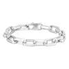 Hip Hop Trendy Punk Vintage Handmade Link Chain 316L Pvd Waterproof Stainless Steel Fashion Jewelry Bracelet for Men