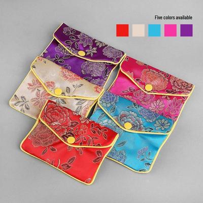 Silk Zipper Jewelry Pouches and Boxes for Bracelets