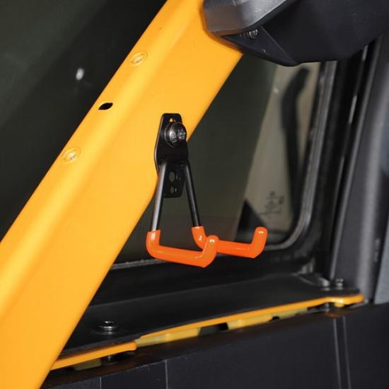 Car Square Hook Clothes Holder Hanger DecorrTrim For Ford Bronco Orange S Size