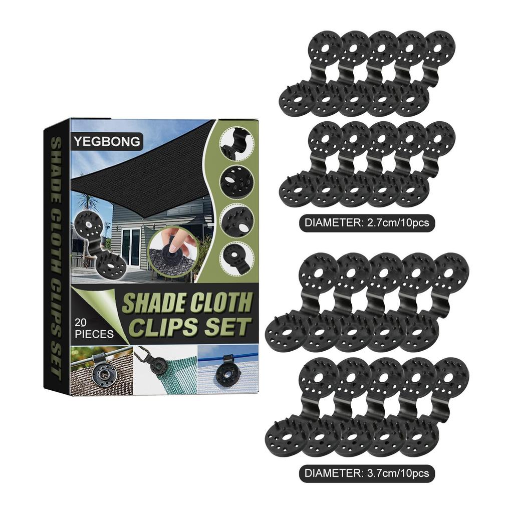 Shade Cloth Heavy Duty Lock Grip, Shade Cloth Plastic Clips, Greenhouse Shade Cloth Fix Clamp, Tarp Clips Fence Fabric Clips For Garden Netting
